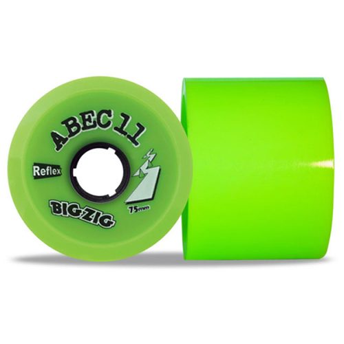 ABEC11 BigZig 75mm Lime 80A wheels