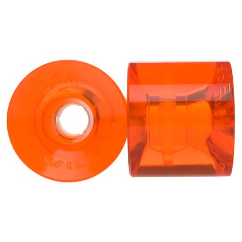 Seismic 75mm 73A Avila Clear Orange wheels