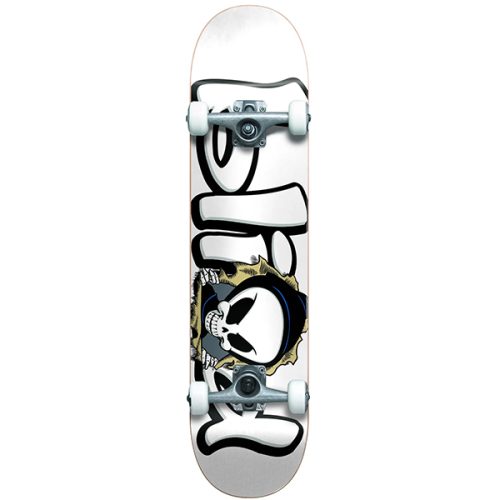 Blind Bust out reaper White Soft Wheels skateboard complete