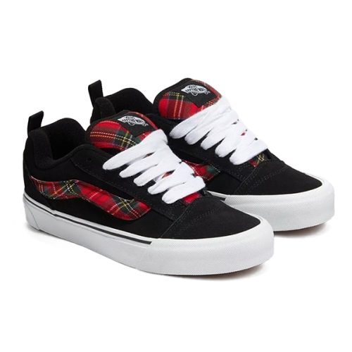 Vans knu skool rave plaid shoes