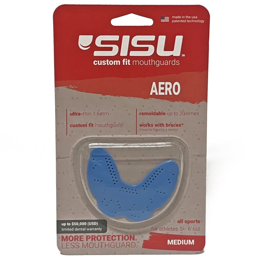 Sisu Mouthguard Aero Electric Blue