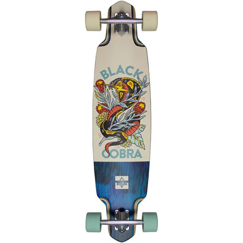 Dusters Cobra Longboard Teal Off White 38" complete